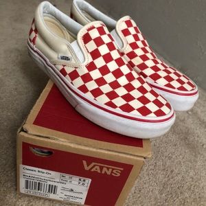 LIKE NEW slip on vans